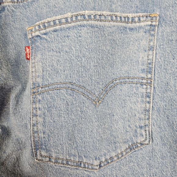 Levi's 70's High Rise Slim Straight Jean Women's Size 18W Premium Denim 30" L - Picture 10 of 15